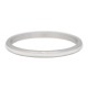 Ring biała lina 2 mm srebrny