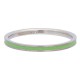 Ring zielona linia 2 mm srebrny
