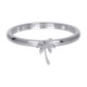 Ring symbol palma 2 mm srebrny