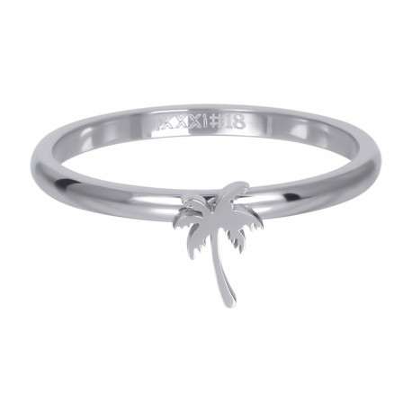 Ring symbol palma 2 mm srebrny