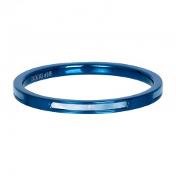 Ring bonaire 2 mm niebieski