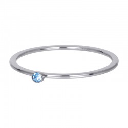 Cyrkonia 1 mm kryształ błękitny srebrny