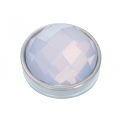 Element wymienny fasetowany opal srebrny