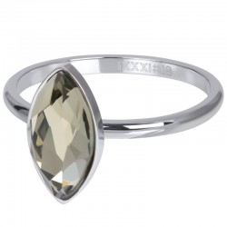 Ring Royal Diamond Crystal 2 mm srebrny