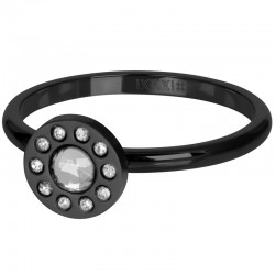 Ring Diamond Circle 2 mm czarny