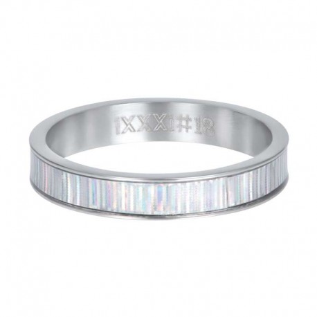 Ring Frozen 4 mm srebrny