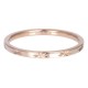 Ring Sterre 2 mm różowe złoto