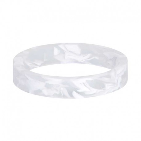 Ring Ice 4 mm biały