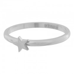 Ring symbol gwiazda 2 mm srebrny